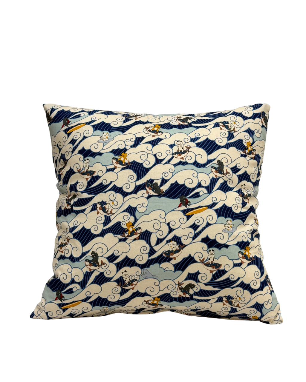 Surfing Cat Pillow