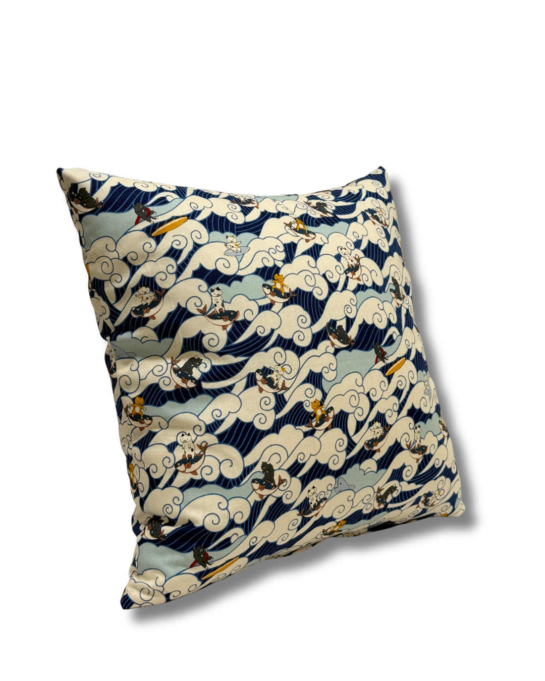Surfing Cat Pillow