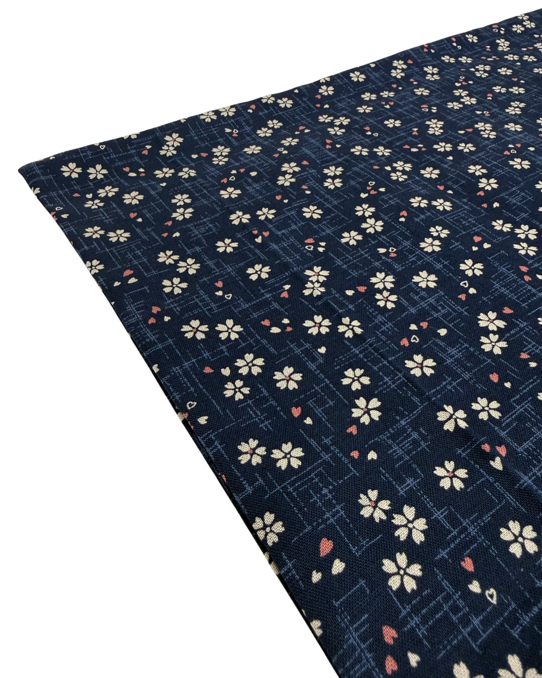 Navy Cherry Blossom Pillow