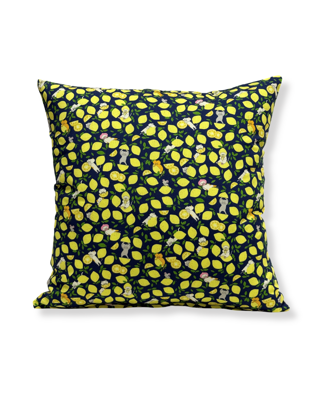 Lemon Cat Pillow