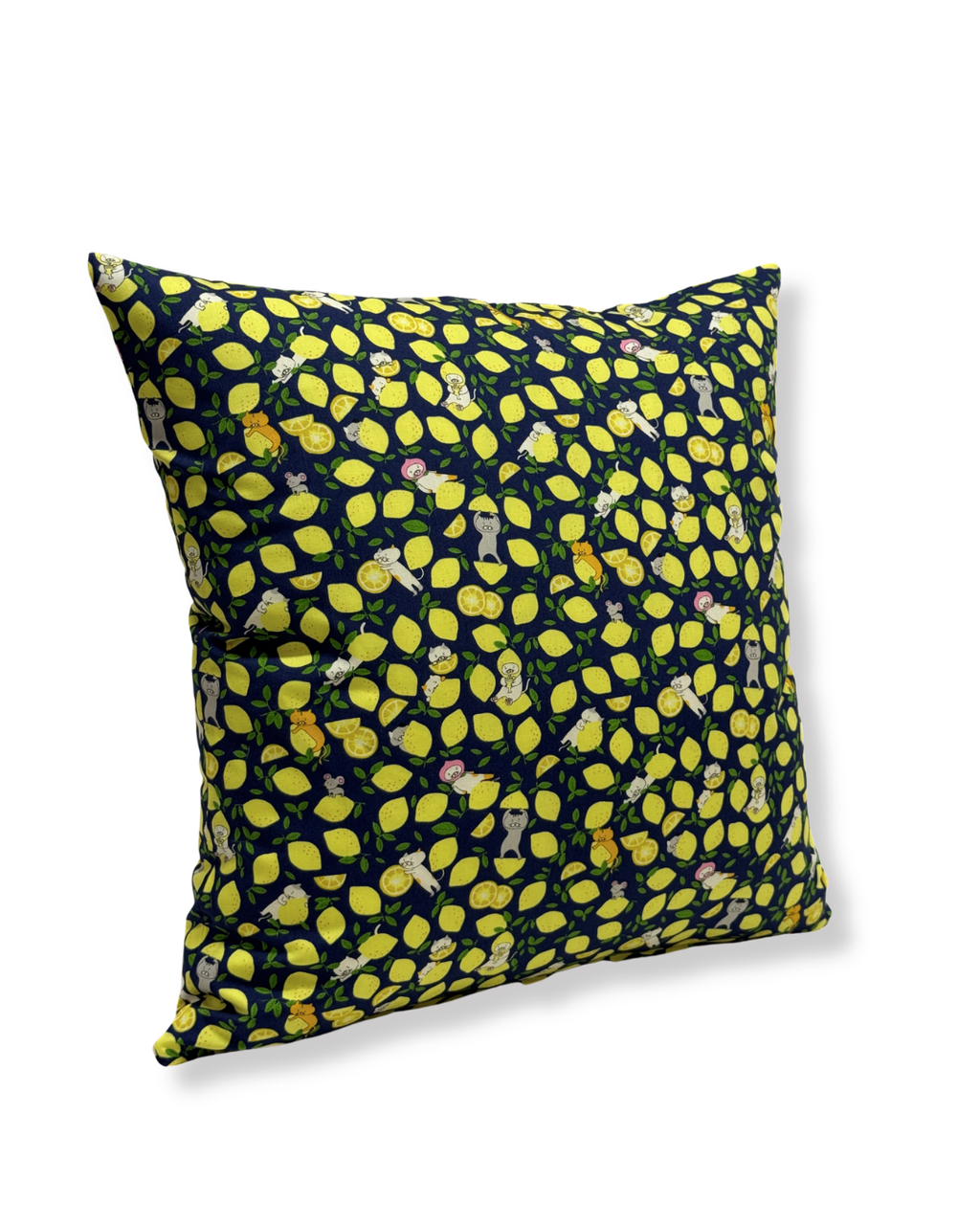 Lemon Cat Pillow