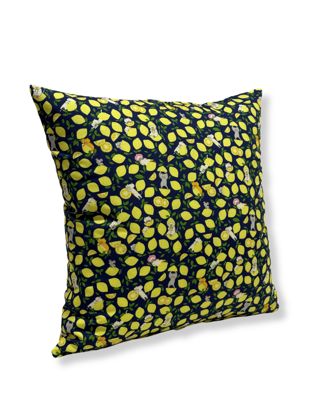 Lemon Cat Pillow